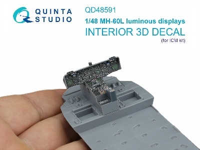 Sikorsky Mh-60 L Blackhawk - Luminous Displays For Qd+48590/Qds-48590 Sets (For Icm Kits) - image 1