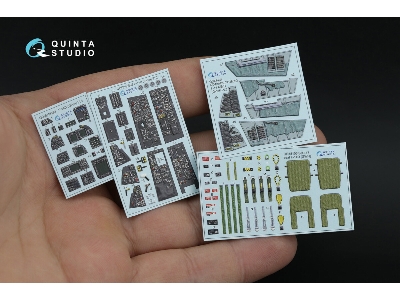 Grumman F-14d Super Tomcat - 3d-printed & Coloured Interior On Decal Paper (For Gwh Kits) - image 2