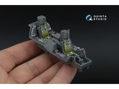 Grumman F-14d Super Tomcat - 3d-printed & Coloured Interior On Decal Paper (For Gwh Kits) - image 12