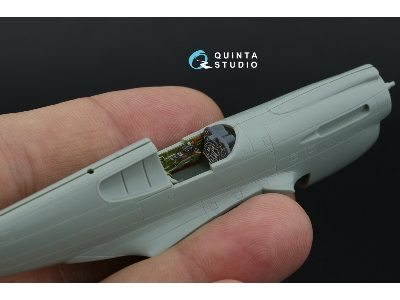 Curtiss P-40 E Warhawk  - 3d-printed & Coloured Interior On Decal Paper With 3d-printed Resin Parts (For Academy/Modelist Kits) 