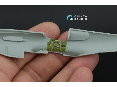 Curtiss P-40 E Warhawk  - 3d-printed & Coloured Interior On Decal Paper With 3d-printed Resin Parts (For Academy/Modelist Kits) 