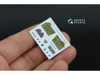 Curtiss P-40 E Warhawk  - 3d-printed & Coloured Interior On Decal Paper With 3d-printed Resin Parts (For Academy/Modelist Kits) 