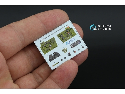 Curtiss P-40 E Warhawk  - 3d-printed & Coloured Interior On Decal Paper With 3d-printed Resin Parts (For Academy/Modelist Kits) 