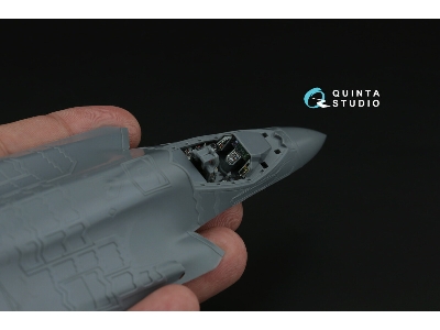 Lockheed Martin F-35 C Lighting Ii - 3d-printed & Coloured Interior On Decal Paper (For Italeri Kits) - image 9