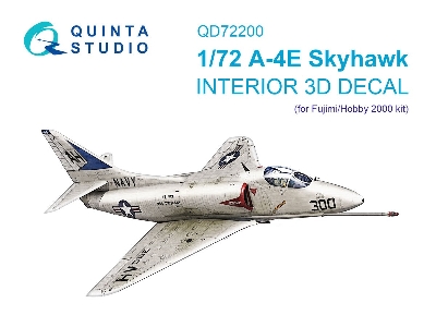 Douglas A-4 E Skyhawk - 3d-printed & Coloured Interior On Decal Paper (For Fujimi / Hobby 2000) Kits) - image 1