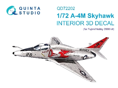 Douglas A-4 M Skyhawk - 3d-printed & Coloured Interior On Decal Paper (For Fujimi / Hobby 2000) Kits) - image 1