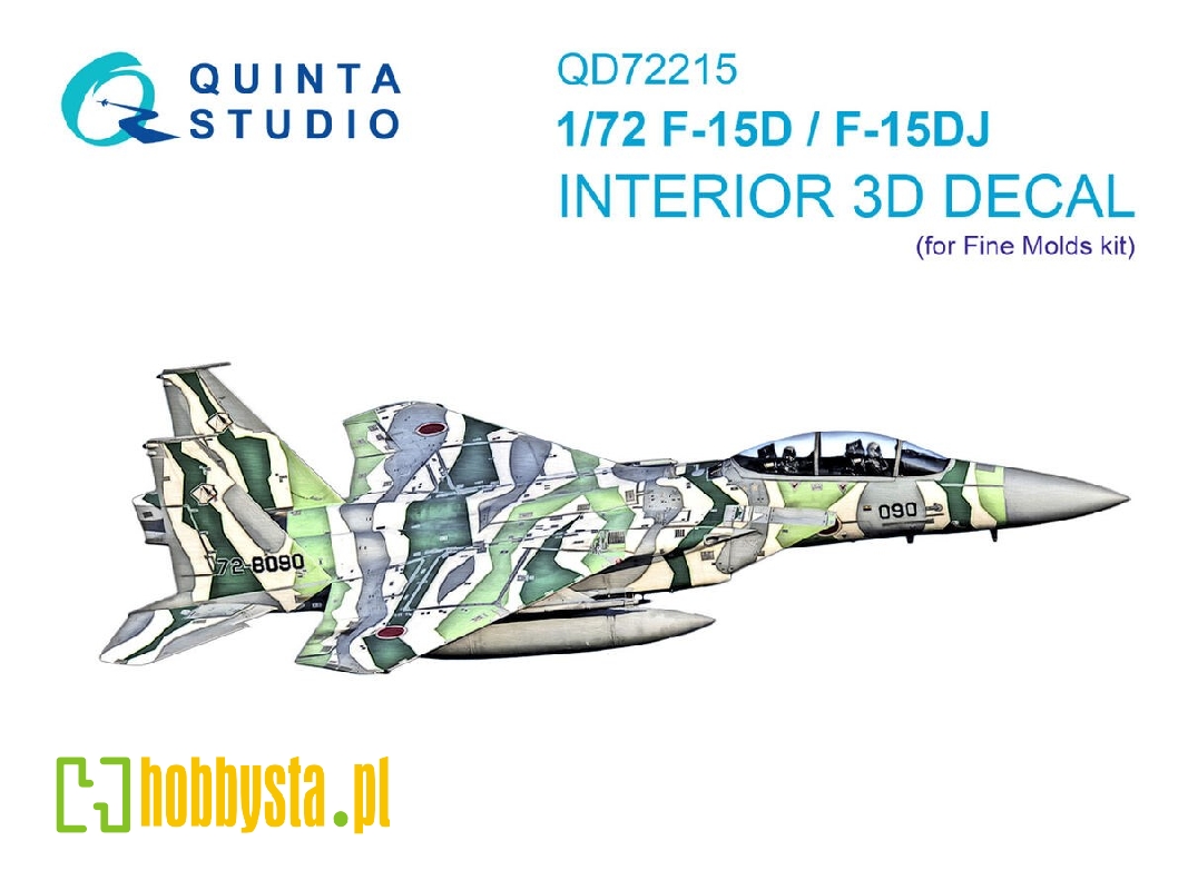 F-15 D/Dj Eagle - 3d-printed & Coloured Interior On Decal Paper (For Fine Molds Kits) - image 1