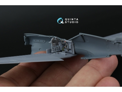 Curtiss P-40 N Warhawk - 3d-printed & Coloured Interior On Decal Paper (For Special Hobby Kits) - image 6