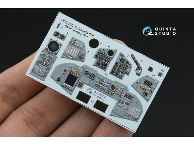 Panavia Tornado Ids Italian Version - Interior 3d Decal With 3d-printed Resin Parts (For Italeri Kits) - image 5