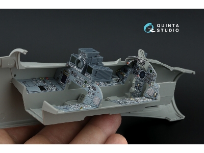 Panavia Tornado Ids Italian Version - 3d-printed & Coloured Interior With 3d-printed Resin Parts (Small Version / For Italeri Ki