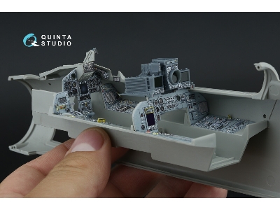 Panavia Tornado Ecr German Version - 3d-printed & Coloured Interior With 3d-printed Resin Parts (Small Version / For Italeri Kit