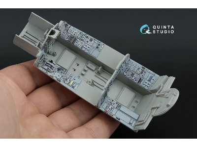 Panavia Tornado Ecr German Version - 3d-printed & Coloured Interior With 3d-printed Resin Parts (Small Version / For Italeri Kit