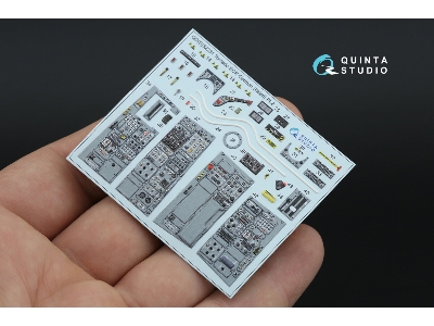 Panavia Tornado Ecr German Version - 3d-printed & Coloured Interior With 3d-printed Resin Parts (Small Version / For Italeri Kit