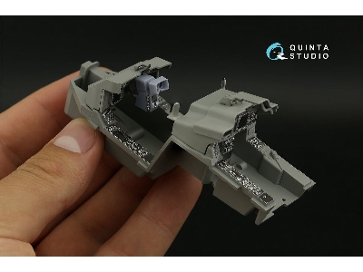 Boeing Ah-64 D Apache - 3d-printed & Coloured Interior With 3d-printed Resin Parts (Small Version / For Takom Kits) - image 1