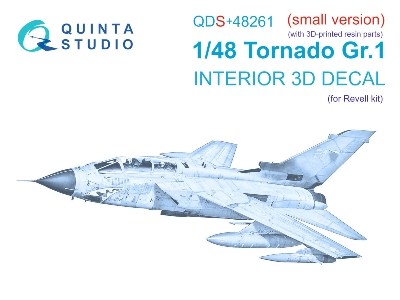 Panavia Tornado Gr.1 - 3d-printed & Coloured Interior With 3d-printed Resin Parts (Small Version / For Revell Kits) - image 2