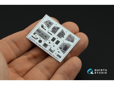 Panavia Tornado Ids Italian Version - 3d-printed & Coloured Interior With 3d-printed Resin Parts (Small Version / For Revell Kit
