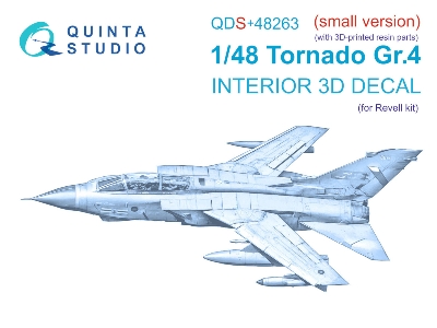Panavia Tornado Gr.4 - 3d-printed & Coloured Interior With 3d-printed Resin Parts (Small Version / For Revell Kits) - image 2