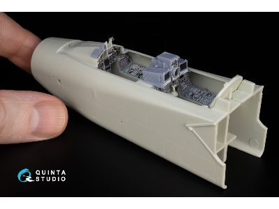 Panavia Tornado Ecr Italian Version - 3d-printed & Coloured Interior With 3d-printed Resin Parts (Small Version / For Revell Kit