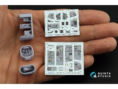 Panavia Tornado Ecr Italian Version - 3d-printed & Coloured Interior With 3d-printed Resin Parts (Small Version / For Revell Kit