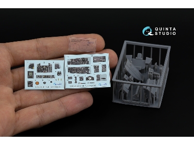 F-4 B Phantom Ii - 3d-printed & Coloured Interior With 3d-printed Resin Parts (For Academy Kits / Small Version) - image 14