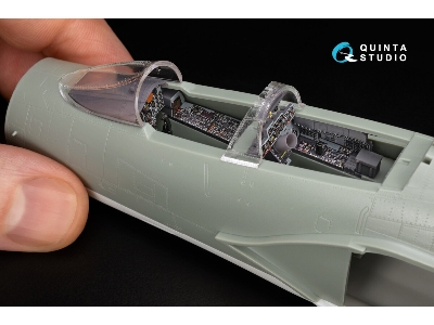 F-4 C Phantom Ii  - 3d-printed & Coloured Interior With 3d-printed Resin Parts (For Academy Kits / Small Version) - image 3