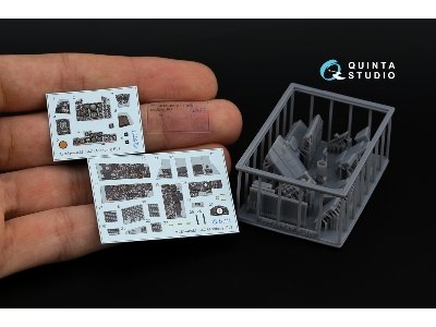 F-4 C Phantom Ii  - 3d-printed & Coloured Interior With 3d-printed Resin Parts (For Academy Kits / Small Version) - image 13