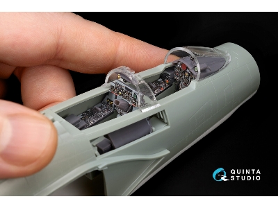 F-4 D Early Phantom Ii  - 3d-printed & Coloured Interior With 3d-printed Resin Parts (For Academy Kits / Small Version) - image 