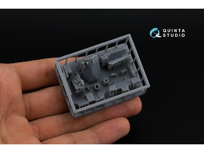 F-4 D Early Phantom Ii  - 3d-printed & Coloured Interior With 3d-printed Resin Parts (For Academy Kits / Small Version) - image 