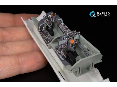 F-4 S Phantom Ii  - 3d-printed & Coloured Interior With 3d-printed Resin Parts (For Academy Kits / Small Version) - image 6
