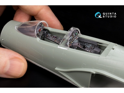 F-4 D Late Phantom Ii  - 3d-printed & Coloured Interior With 3d-printed Resin Parts (For Academy Kits / Small Version) - image 3