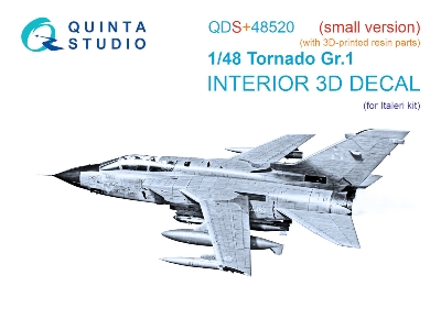 Panavia Tornado Gr.1 - 3d-printed & Coloured Interior With 3d-printed Resin Parts (Small Version / For Italeri Kits) - image 2