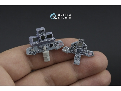 Panavia Tornado Gr.1 - 3d-printed & Coloured Interior With 3d-printed Resin Parts (Small Version / For Italeri Kits) - image 6