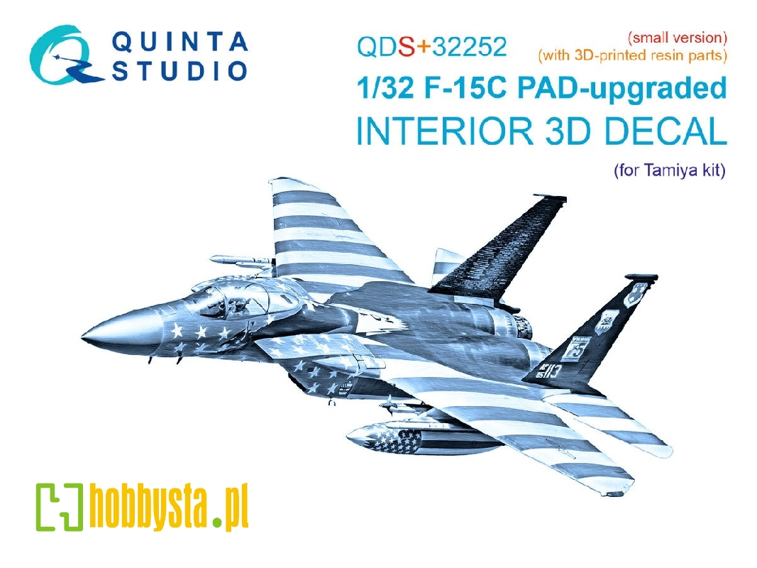 Mcdonnell Douglas F-15 C Pad-upgraded - 3d-printed & Coloured Interior On Decal Paper With 3d-printed Resin Parts (For Tamiya Ki Mcdonnell Douglas F-15 C Pad-upgraded - 3d-printed & Coloured Interior On Decal Paper With 3d-printed Resin Parts (For Tamiya Ki
