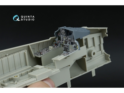 Mcdonnell Douglas F-15 C Pad-upgraded - 3d-printed & Coloured Interior On Decal Paper With 3d-printed Resin Parts (For Tamiya Ki