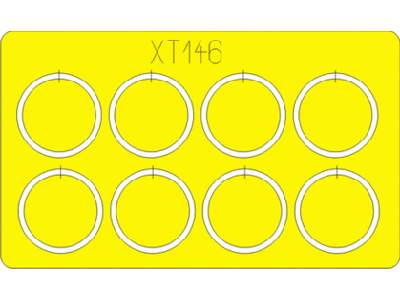  Bofors 40mm AA gun wheels 1/35 - Italeri - masks - image 1