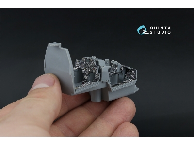 Ah-64 A Apache - 3d-printed & Coloured Interior On Decal Paper (For Hasegawa Kits / Small Version) - image 7