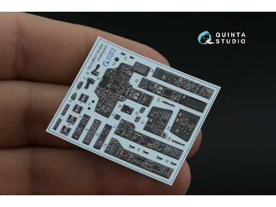 Ah-64 A Apache - 3d-printed & Coloured Interior On Decal Paper (For Hasegawa Kits / Small Version) - image 8