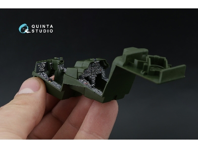 Ah-64 A Apache - 3d-printed & Coloured Interior On Decal Paper (For Academy And Modelist Kits / Small Version) - image 6