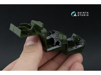 Ah-64 A Apache - 3d-printed & Coloured Interior On Decal Paper (For Academy And Modelist Kits / Small Version) - image 7