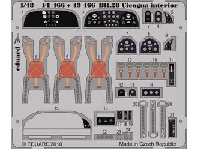 BR.20 Cicogna interior S. A. 1/48 - Pacific Coast - - image 1