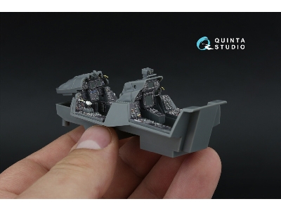 Grumman F-14 D Super Tomcat - 3d-printed & Coloured Interior On Decal Paper (For Gwh Kits / Small Version) - image 11
