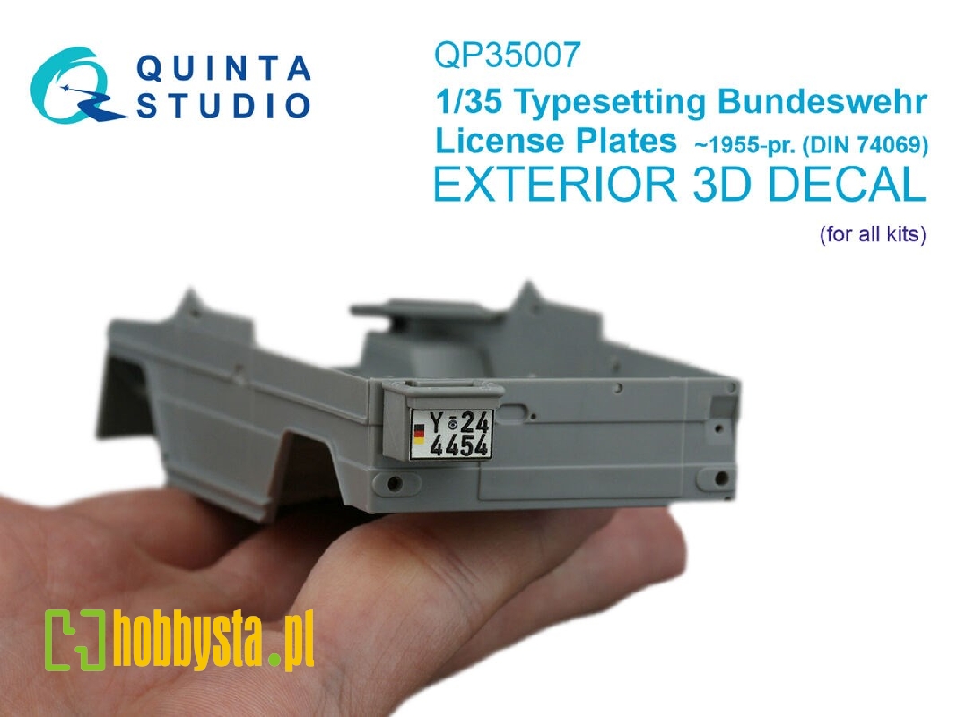 Typesetting Bundeswehr License Plates (For All Kits) - image 1 Typesetting Bundeswehr License Plates (For All Kits) - image 1