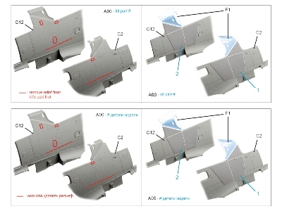 Focke Wulf Fw-190 A-8 / R-8 - Armor Plates (For Border Model Kits) - image 8