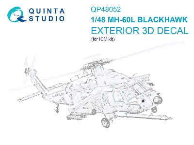 Sikorsky Mh-60 L - Exterior Parts (For Icm Kits) - image 1
