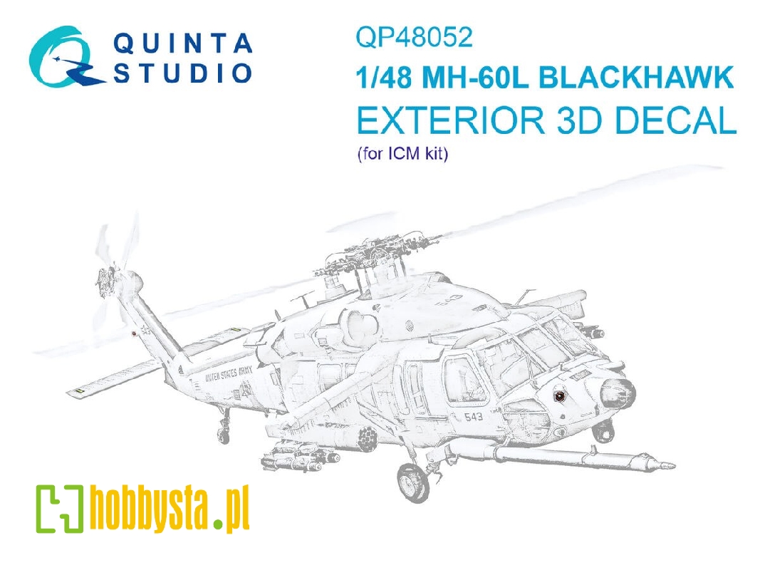 Sikorsky Mh-60 L - Exterior Parts (For Icm Kits) - image 1 Sikorsky Mh-60 L - Exterior Parts (For Icm Kits) - image 1