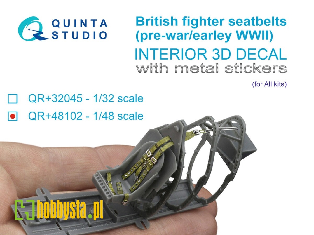 British Fighter Seat Belts (Pre-war/Early Wwii) With Metal Buckles (For All Kits) - image 1 British Fighter Seat Belts (Pre-war/Early Wwii) With Metal Buckles (For All Kits) - image 1