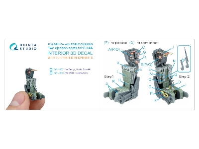 Gru-7 A Early - 2 Ejection Seats For F-14 A (For Tamiya & Hobby Boss Kits) - image 9