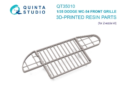 Dodge Wc-54 - 3-d Printed Front Grille (For Zvezda Kits) - image 1