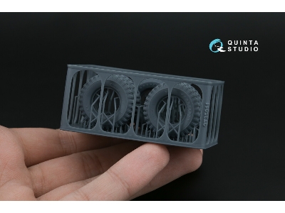 Dodge Wc Family - 3-d Printed Tyre Set (For Zvezda Kits) - image 2