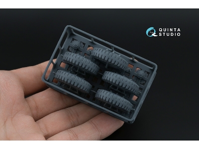 Dodge Wc Family - 3-d Printed Tyre Set (For Zvezda Kits) - image 3